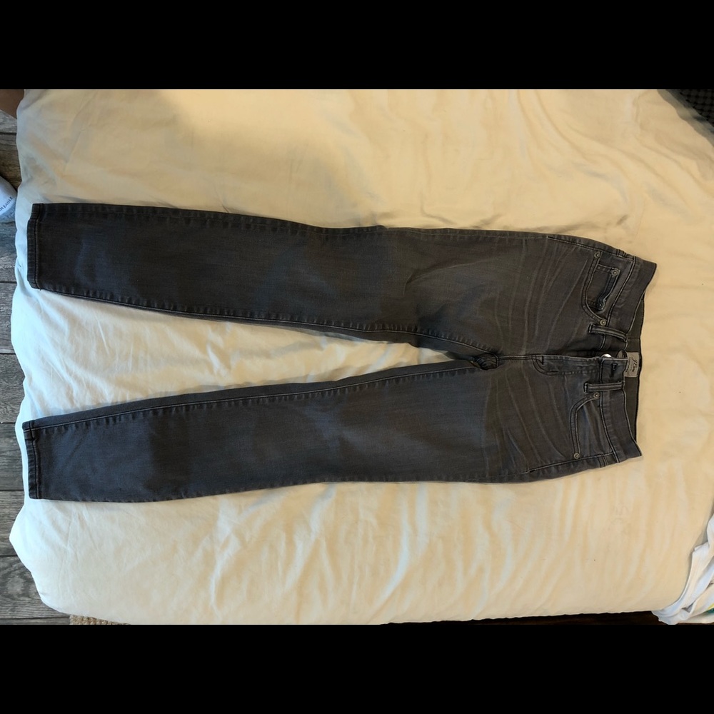 J crew toothpick jeans gray